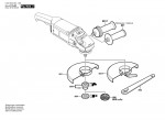 Bosch 0 601 850 042 Gws 20-230 H Angle Grinder Gws20-230H Spare Parts